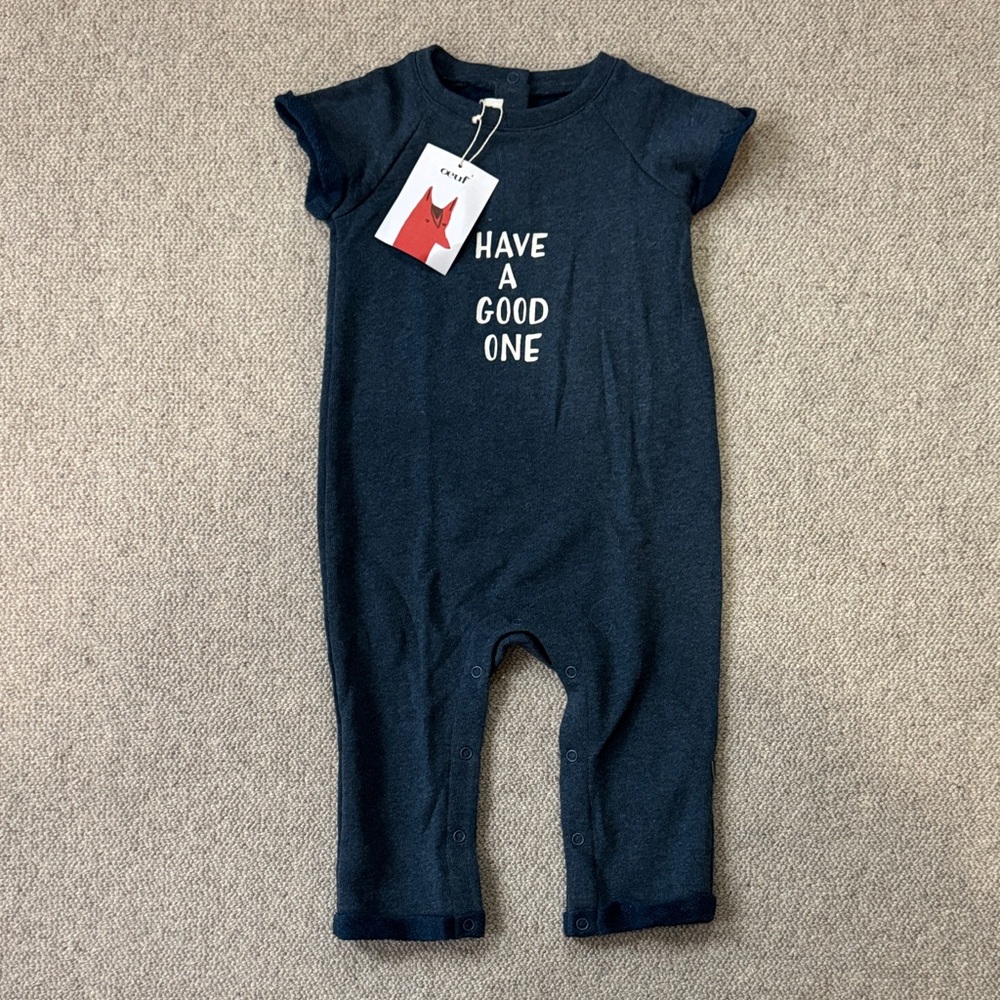 Oeuf Dark Blue Kids Bodysuit